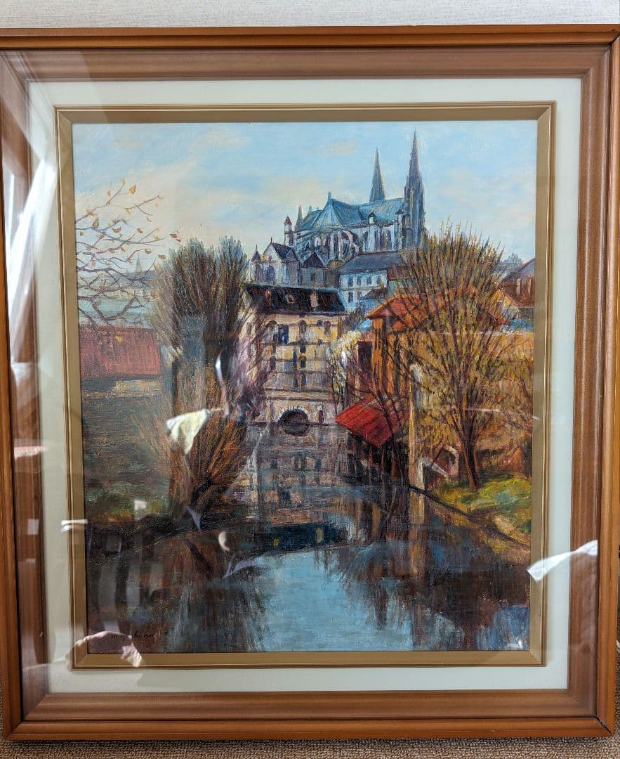 吉野正明  シヤルトル河畔(フランス)  油彩  Ｆ10