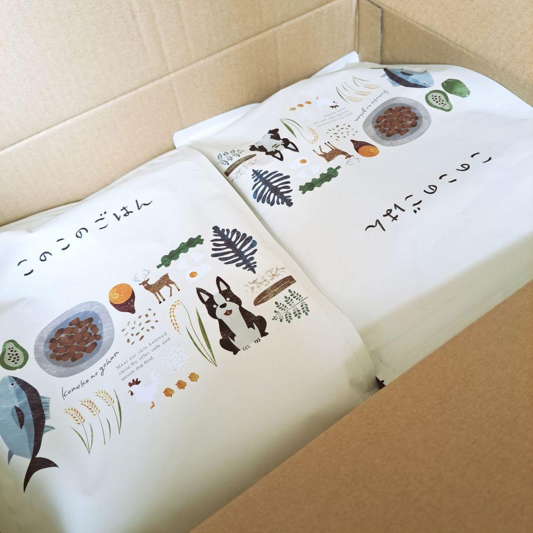 このこのごはん ドッグフード 4袋セット 日本製 涙やけ ドライフード