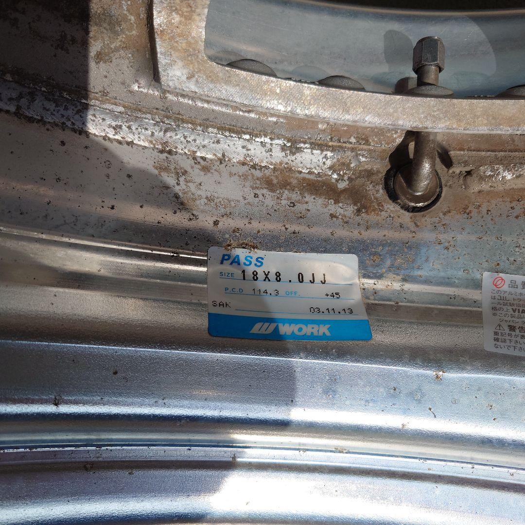 さらに値下げしました。　WORK ユーロライン　18インチ