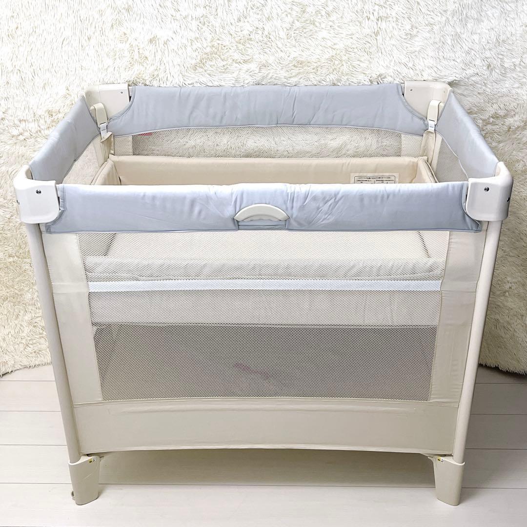 Aprica アップリカ ベビーベッド ココネルエアーAB 元箱付き 極美品