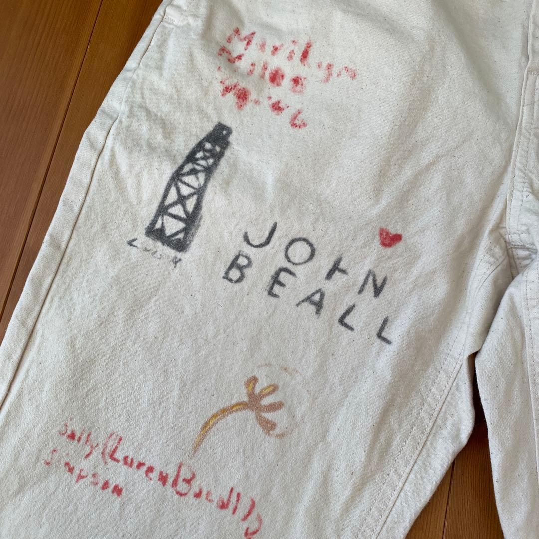 【新品】 デニムアンドダンガリー 落書き ペインターパンツ チノパン レア 希少