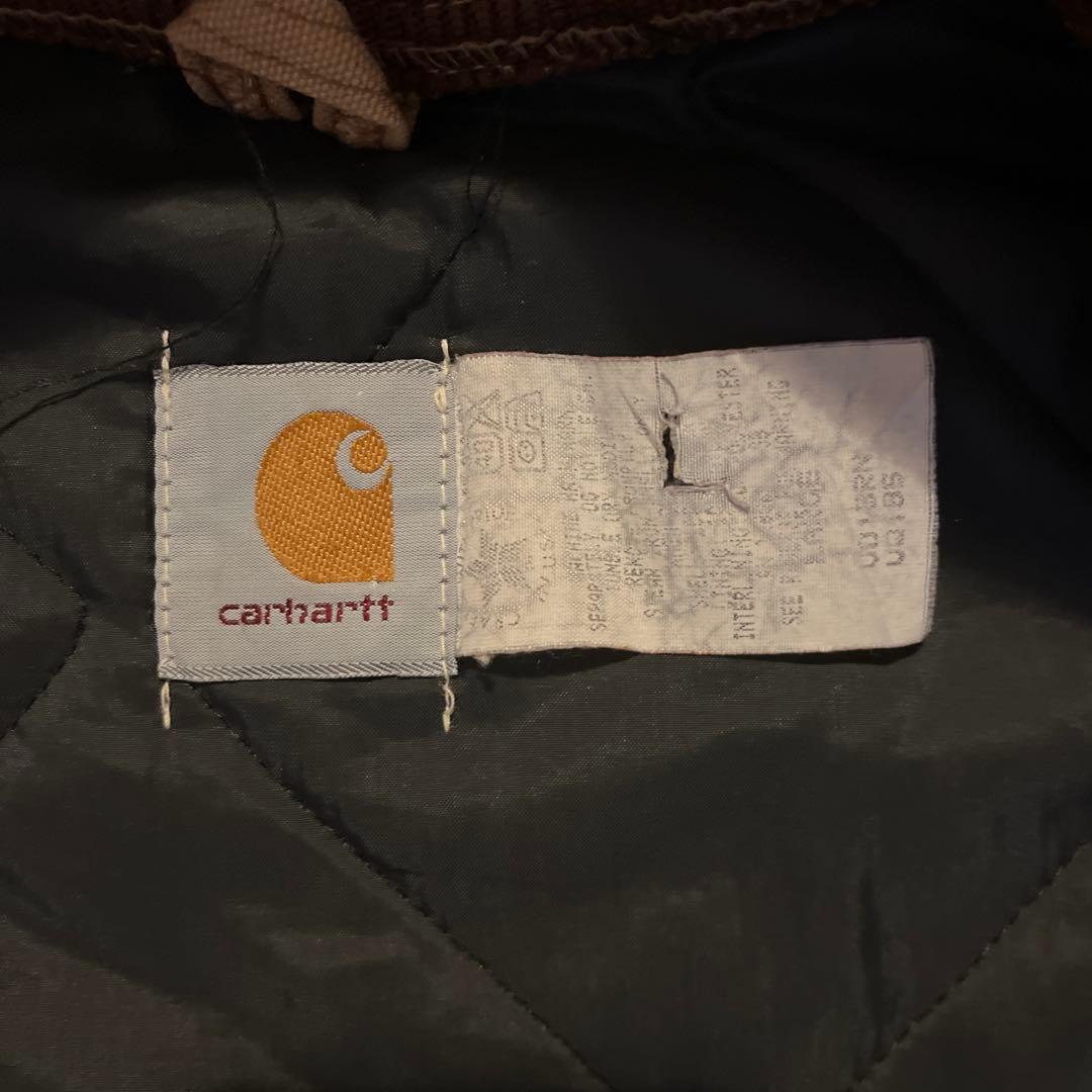 carhartt ベスト カーハート ダックベスト ベージュ キルティング　古着