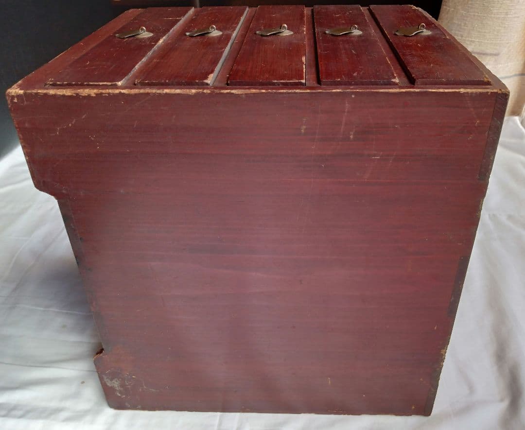 ✩文久2年　書き込み　ヴィンテージ　アンティーク　小引き出し　木製　レトロ