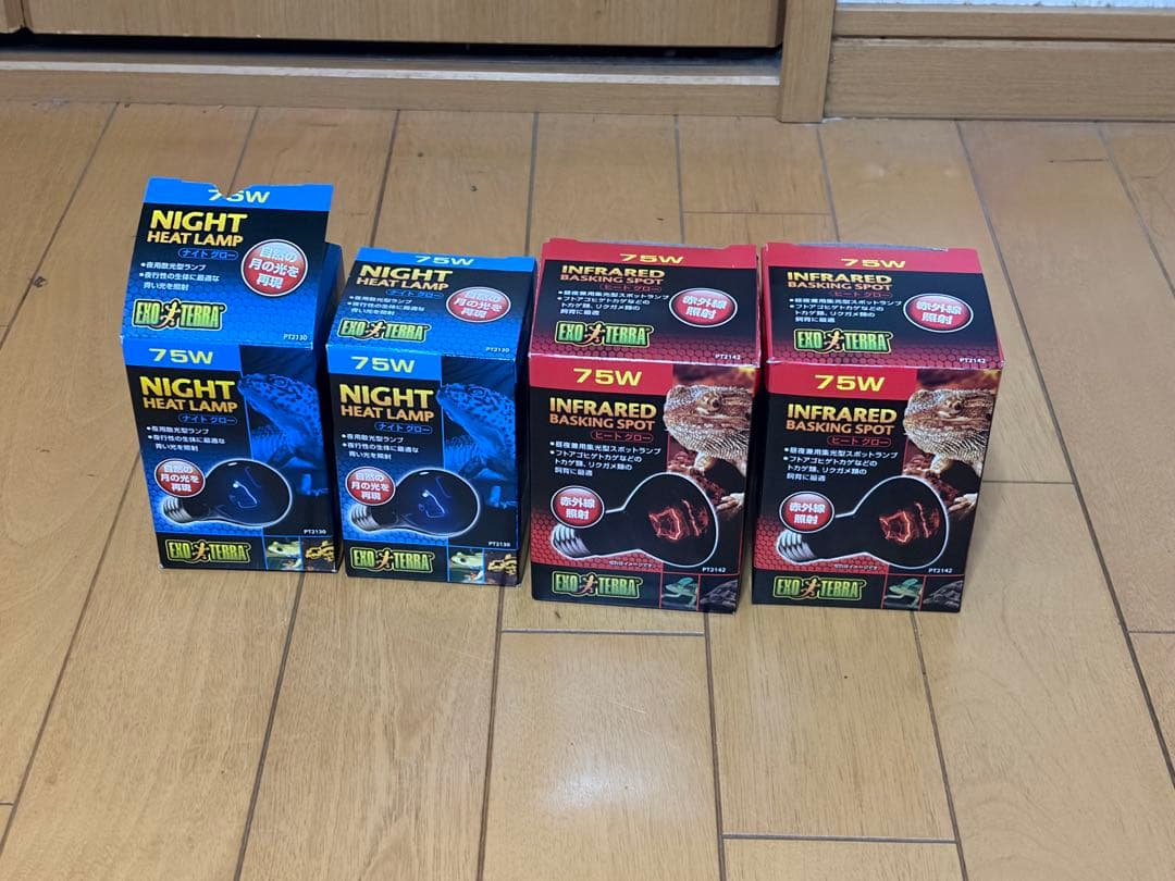 中型爬虫類ケージとヒートランプセット／シェルター/tapo室内監視カメラセット‼️