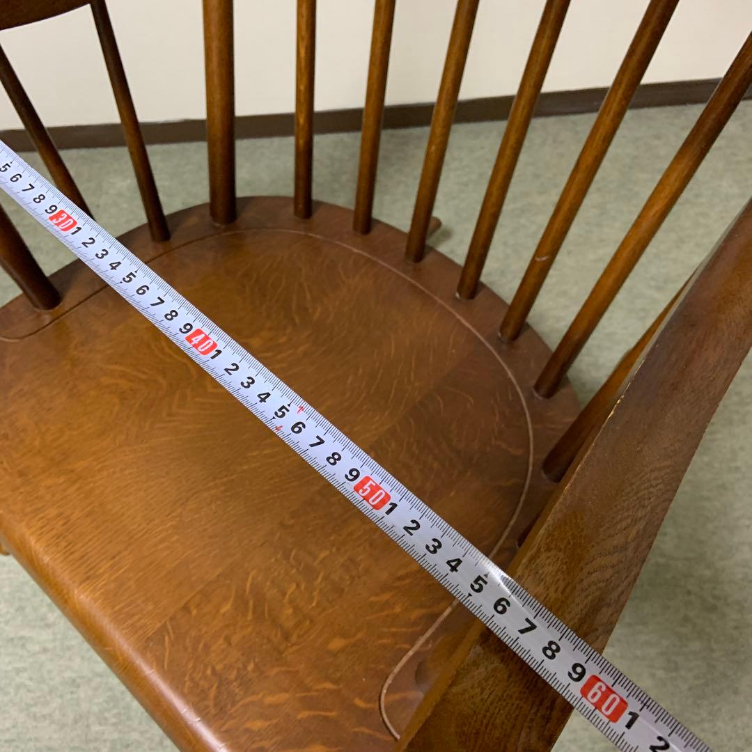 木製ロッキングチェア ブラウン