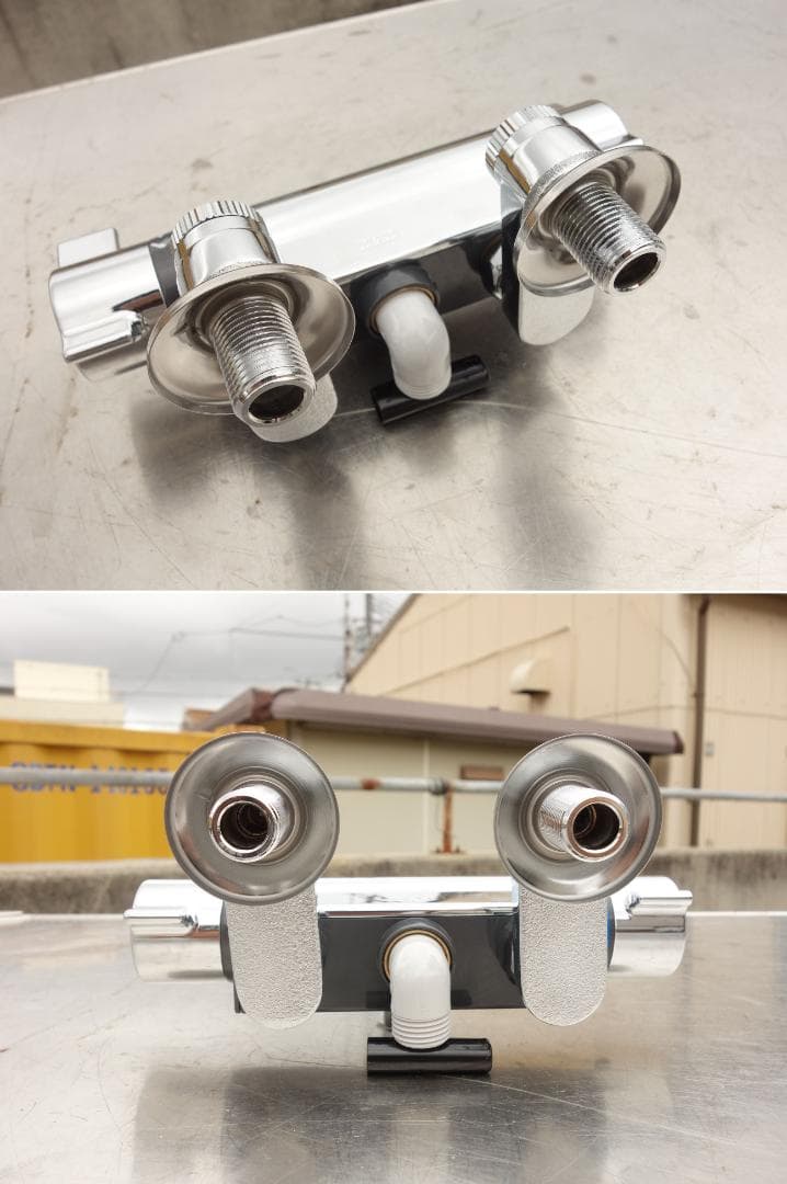 M▽▼KVK サーモスタット式シャワー 混合水栓 水道 (38017)