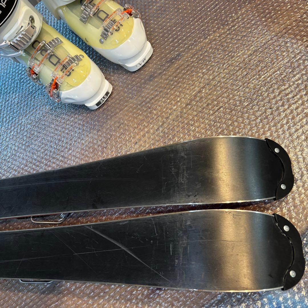 レディースショートスキーセット　ファンスキー　Salomon 24-24.5cm