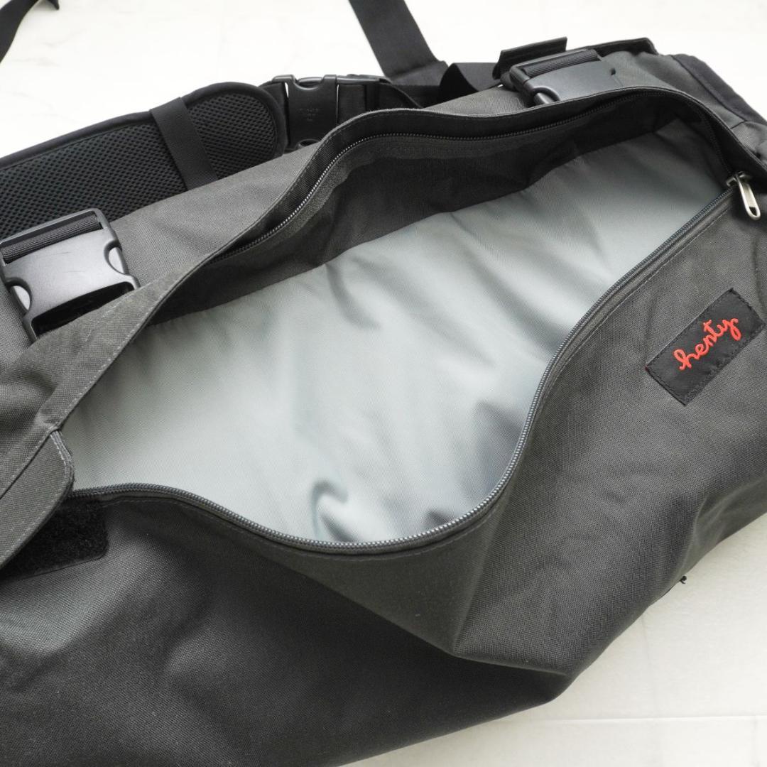 Henty ガーメントバッグ ナイロン カーキグレー@JH27
