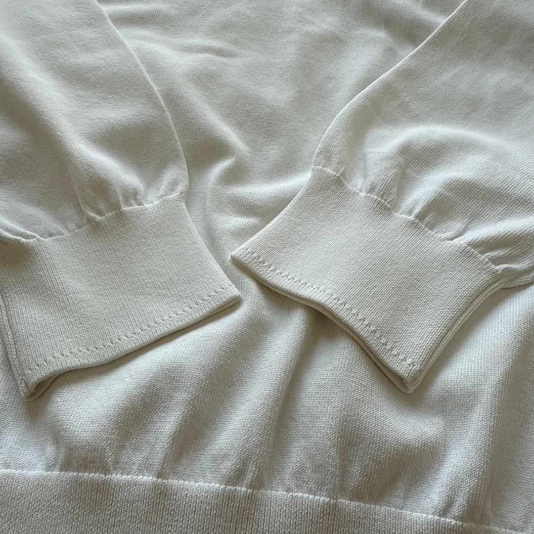 未使用級　パーリーゲイツ　ニット　セーター　白　ホワイト　4 M〜L相当　美品