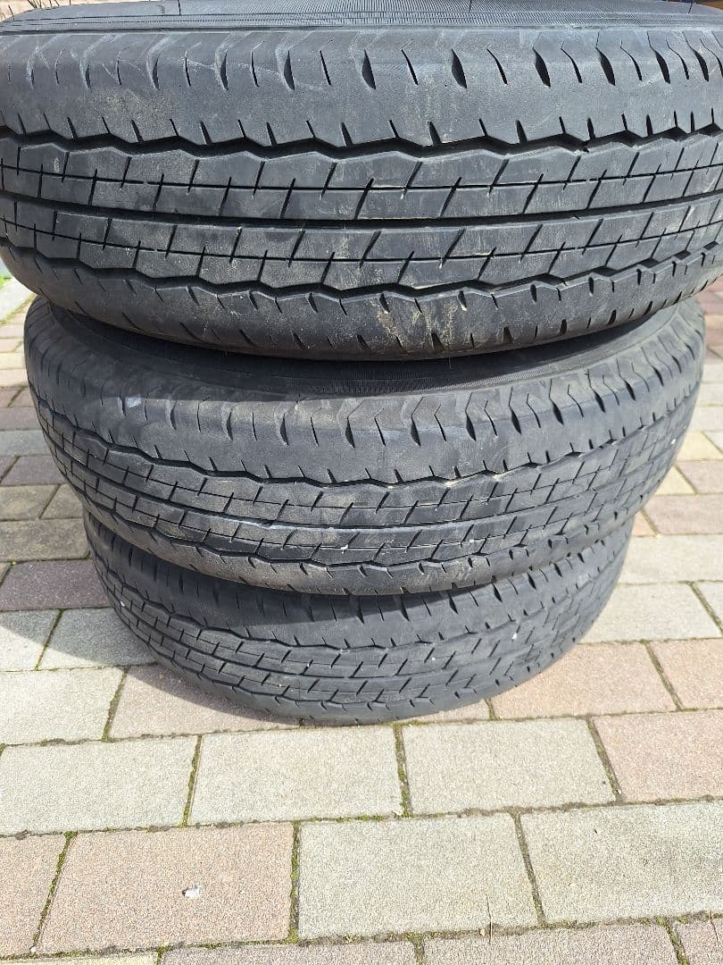 ハイエースタイヤアルミホイルセット mojirou.dx1026