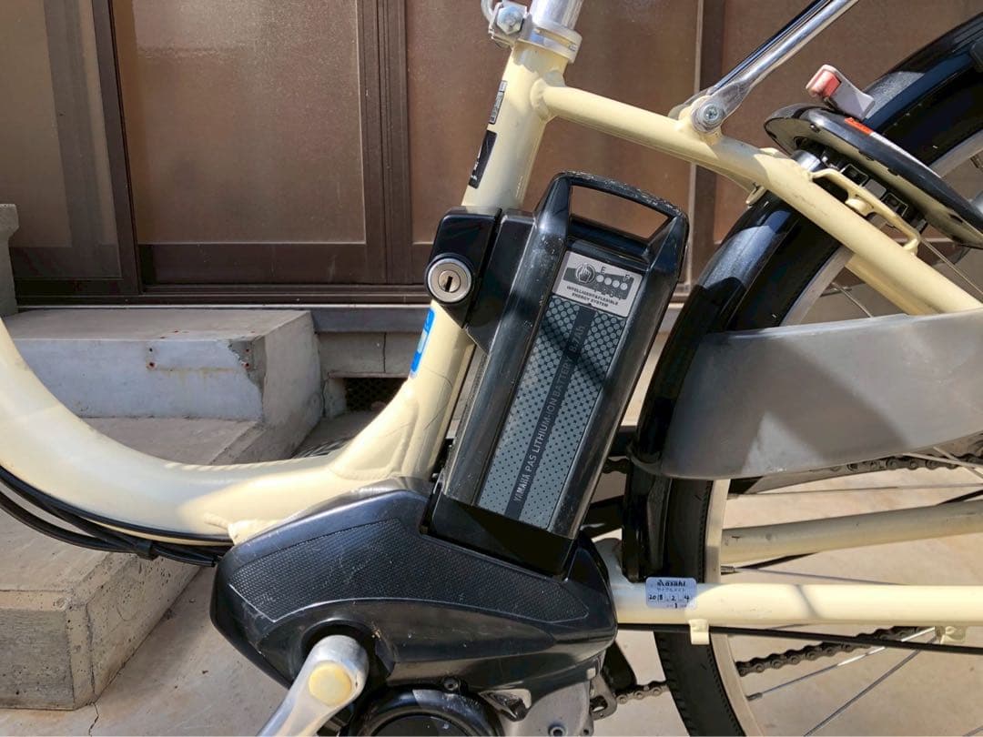 電動自転車　№8289 ヤマハ　パス　ナチュラ　26インチ