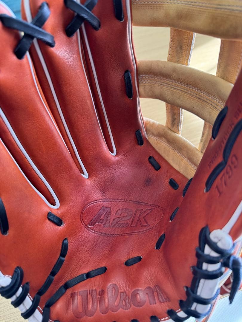新品Wilson A2K 29 外野手用 硬式グローブ　左投げ　最上級モデル