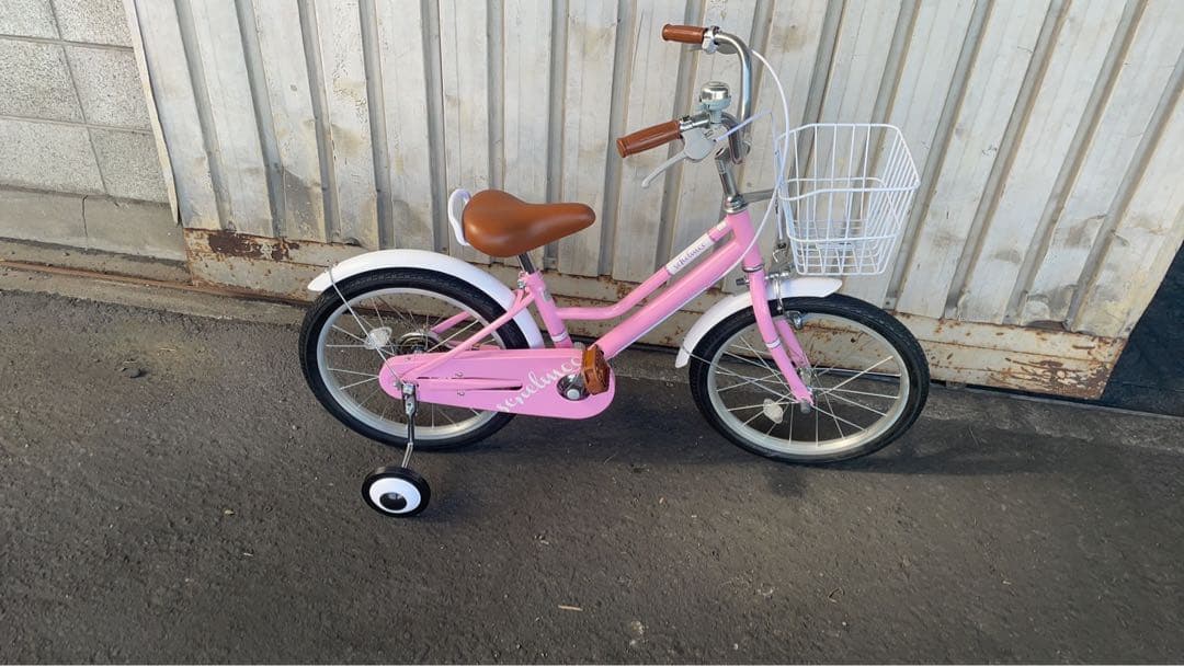 補助輪 カゴ 子ども キッズ ジュニア自転車 幼児車 18インチ