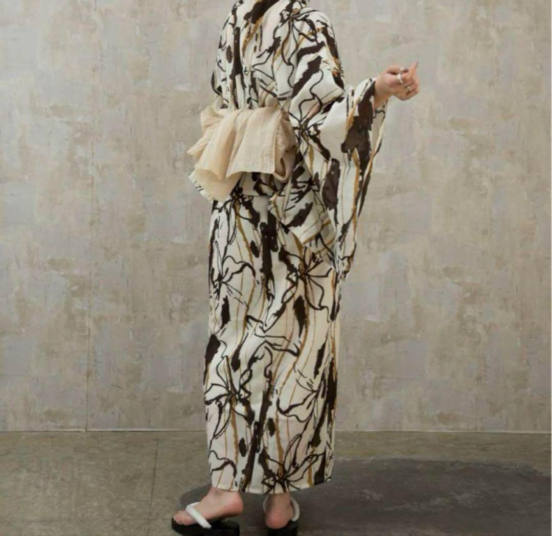 m*a様 eim 浴衣 アイボリー バック付き