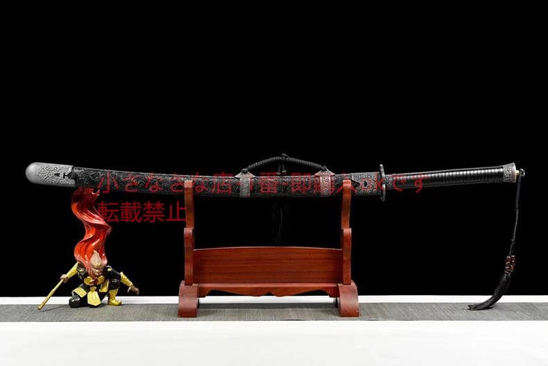 刺繍春刀煉獄 古兵器 武具 刀装具 日本刀 模造刀 居合刀