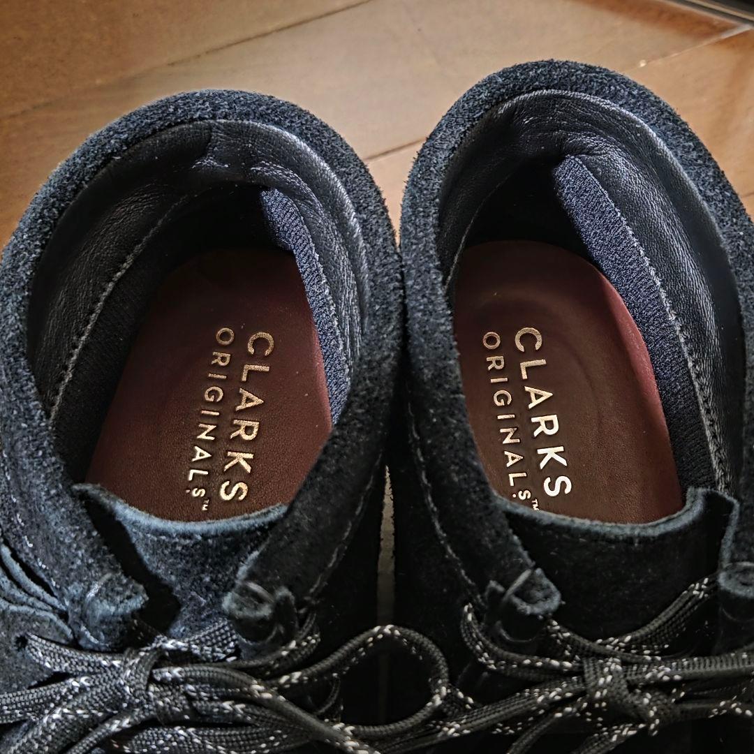 クラークス　レディース　ワラビー　ゴアテックス ブーツ　モカシン　25.0