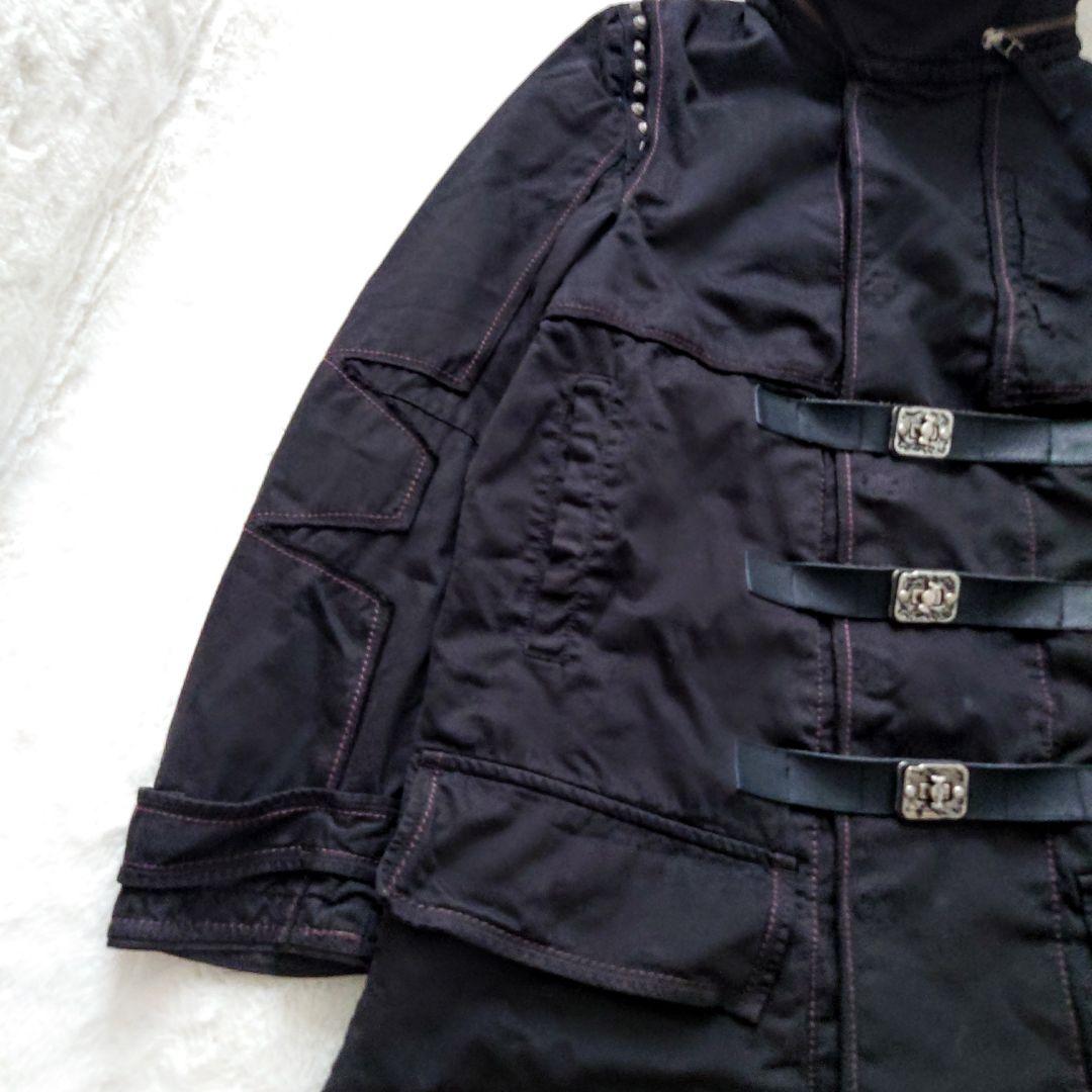 極希少 MARITHE FRANCOIS GIRBAUD スタッズ ロングコート