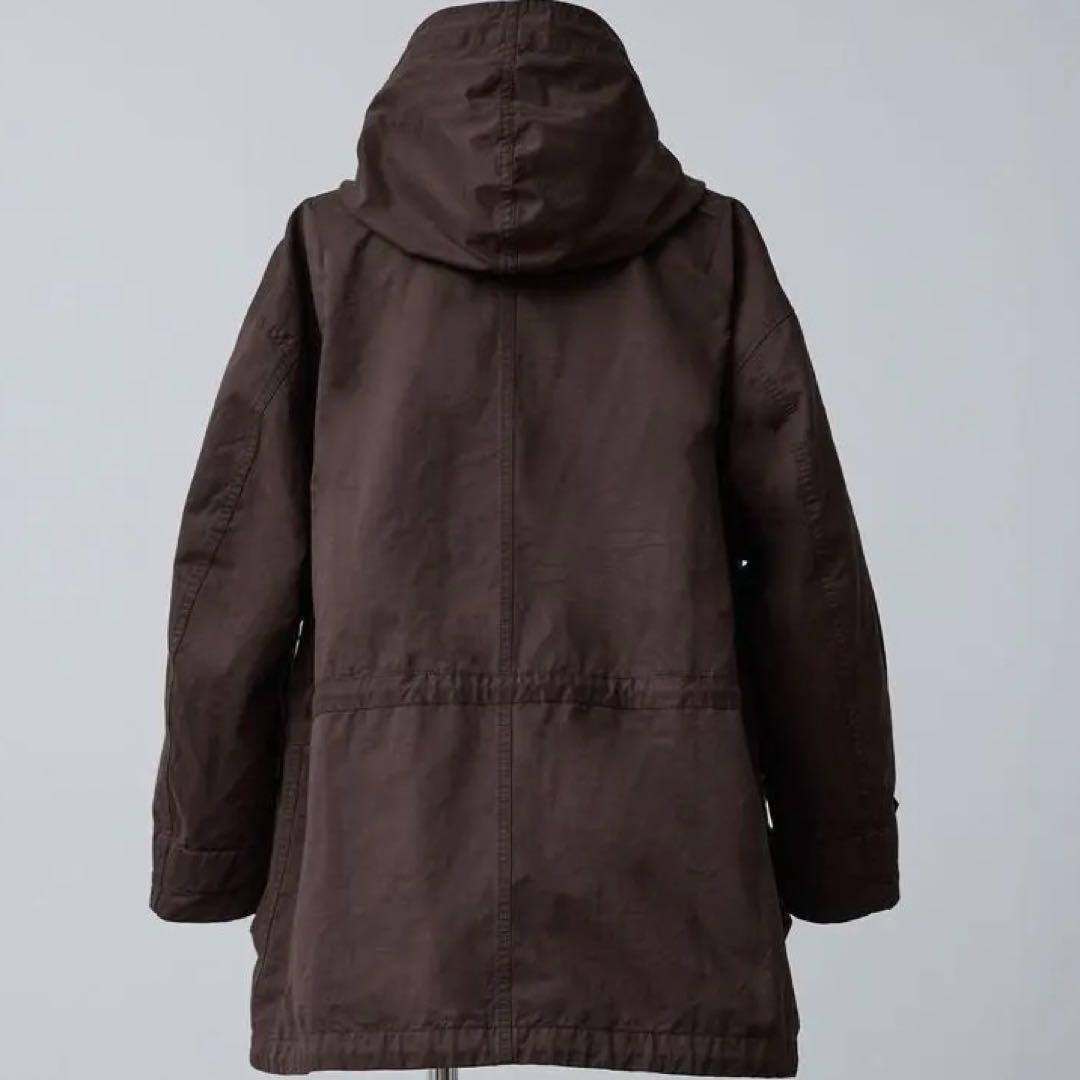 25年モデルcrewre クルーレ ピーチスキンモッズコート ダークブラウン