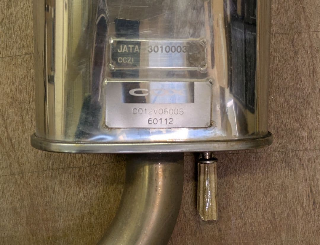 よしゴルフ6 GTI COX ステンレスマフラー ブラックテール