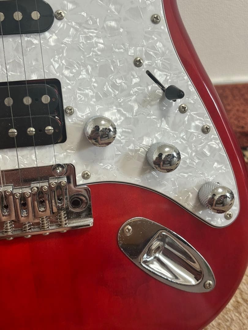 Jelly Belly BEAN IN THE USAエレキギター レッド