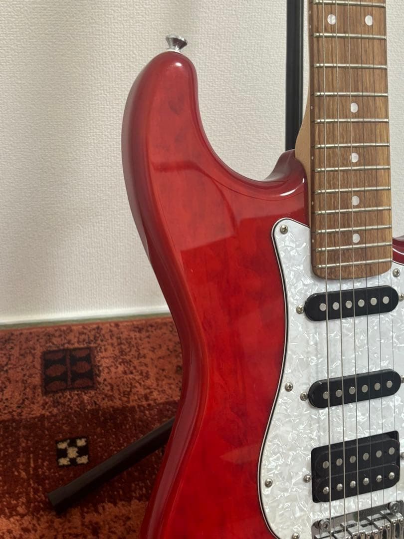 Jelly Belly BEAN IN THE USAエレキギター レッド