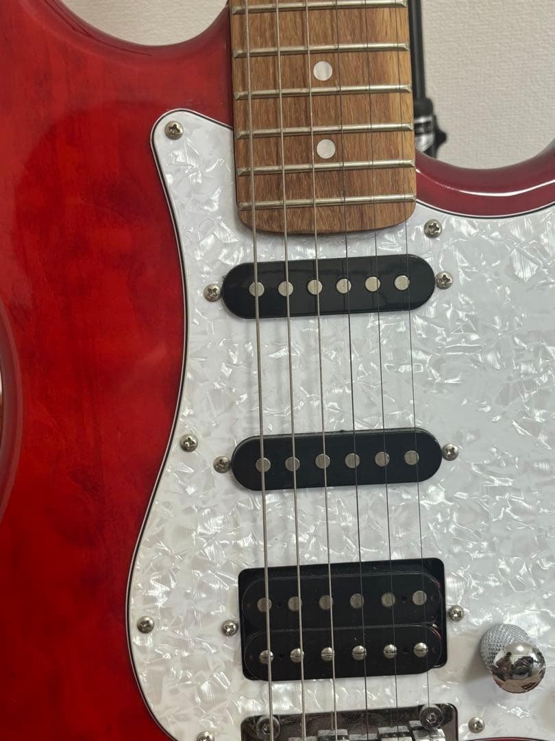 Jelly Belly BEAN IN THE USAエレキギター レッド