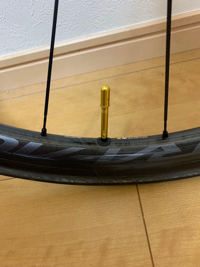 DURA-ACE 完組ホイール ブラック カセット付き ホイールバック付き