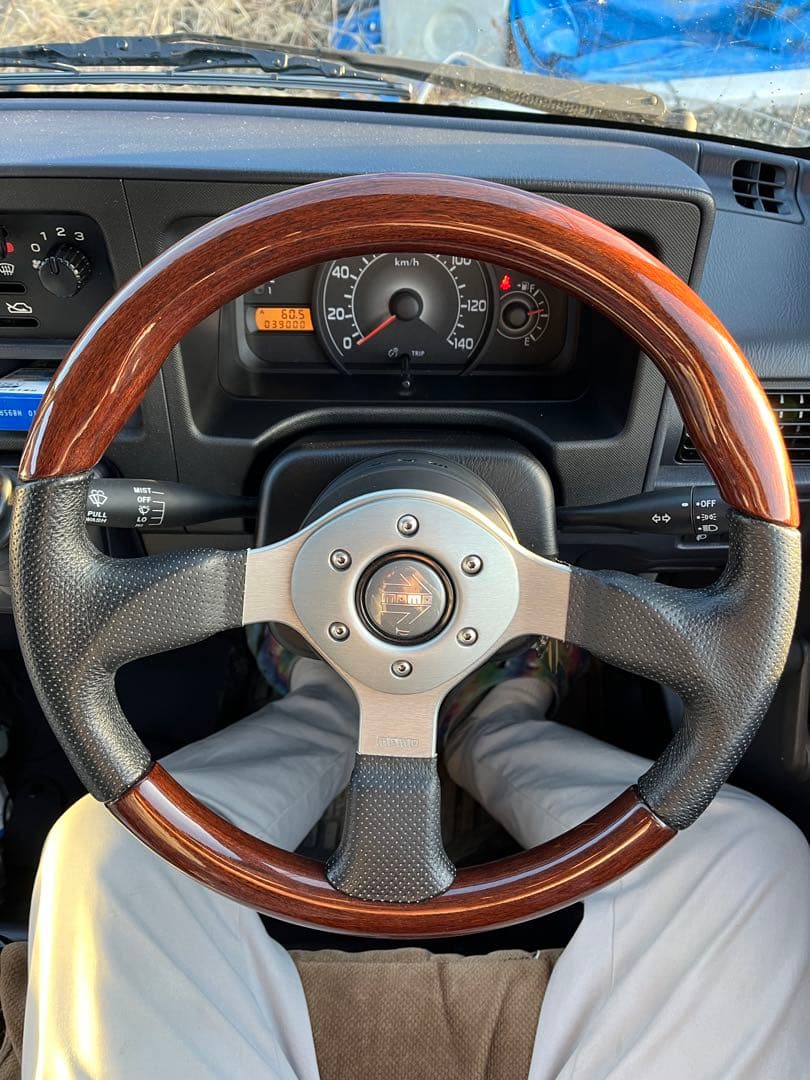 momoファイターウッド＆レザー コンビ35cm