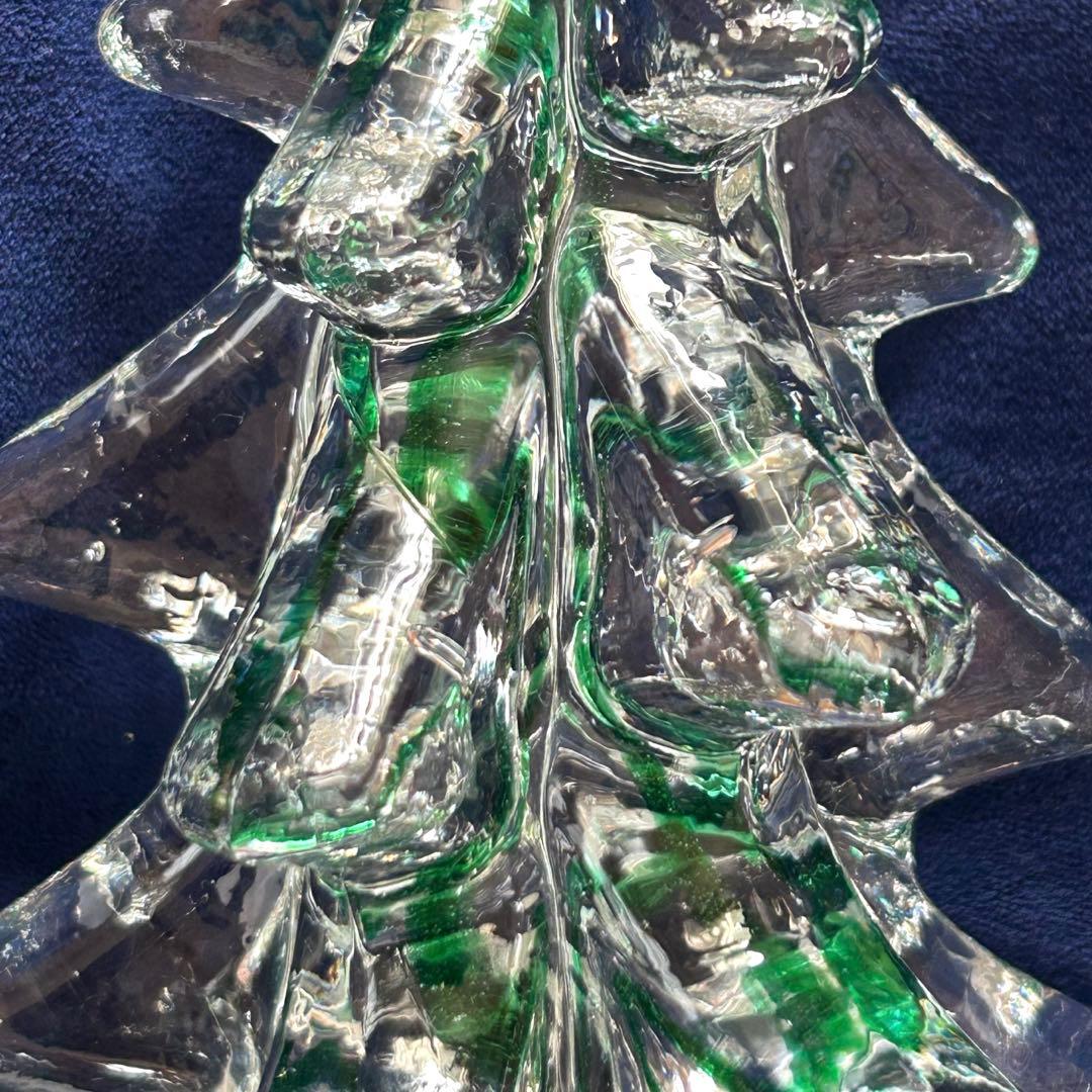 ヴィンテージ　クリスタル　ガラス　クリスマスツリー④