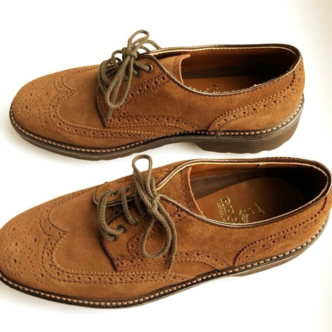 [ほぼ新品]✨REGALリーガル スウェード✨ウィングチップシューズ ローファー