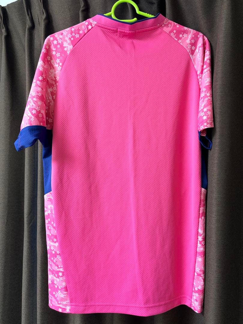 YONEX バドミントン ゲームシャツ / ピンク Lサイズ 2020日本代表