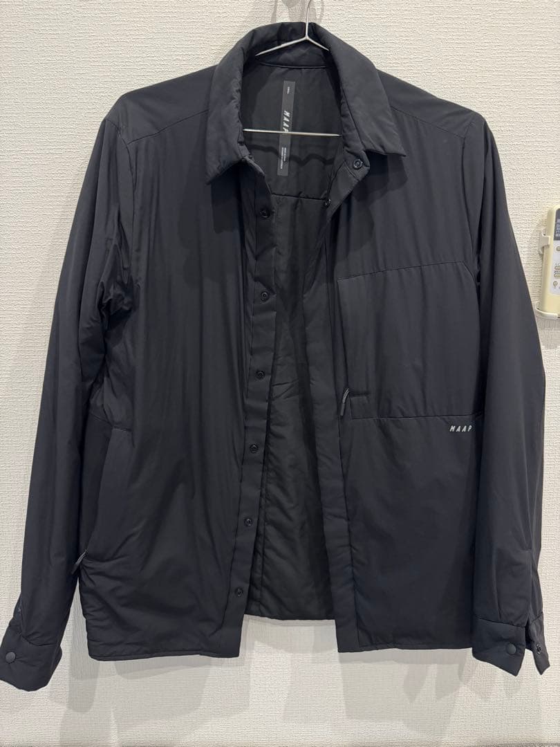  Padded Overshirt ブラック　XS