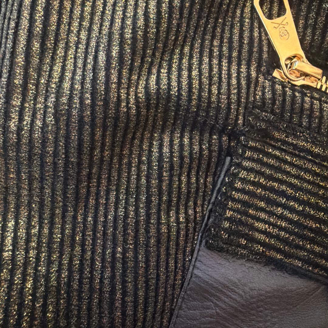 MARK&LONA 新品未使用スカート 定価32000円BLACK➕GOLD