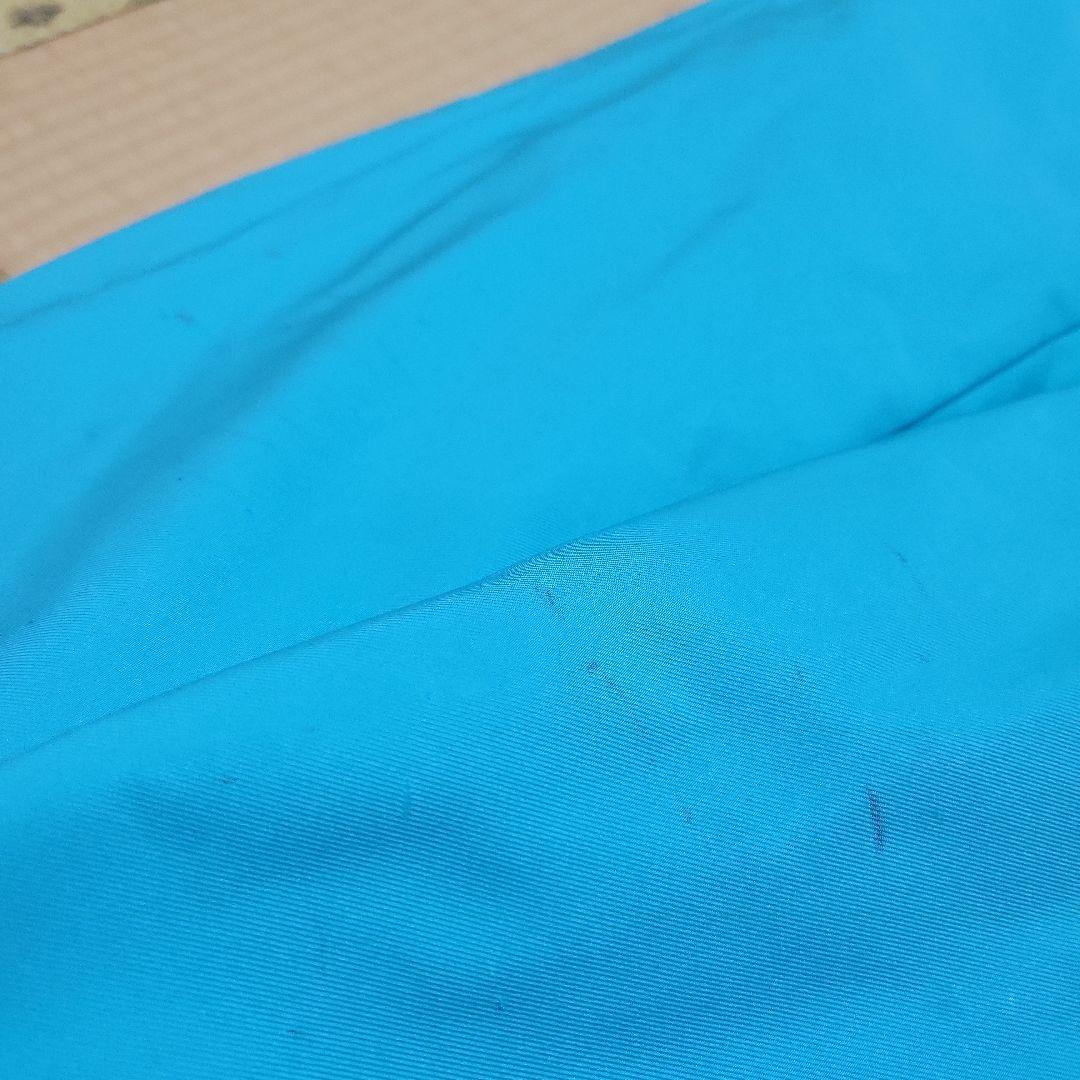 DESCENTEルミナスブルー サスペンダー付きスキーパンツ　XO