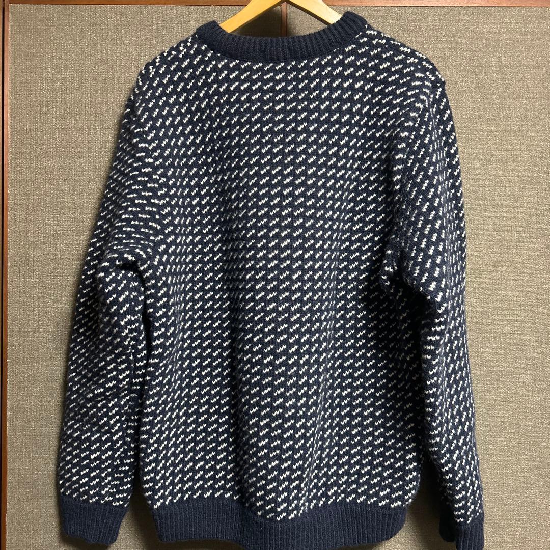 L.L.Bean バーズアイ ニット ネイビー