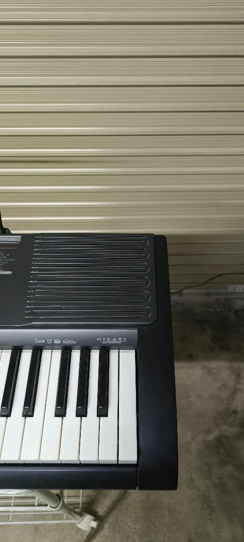 CASIO　LK-113　光ナビゲーションシステム　電子キーボード　椅子　各台付