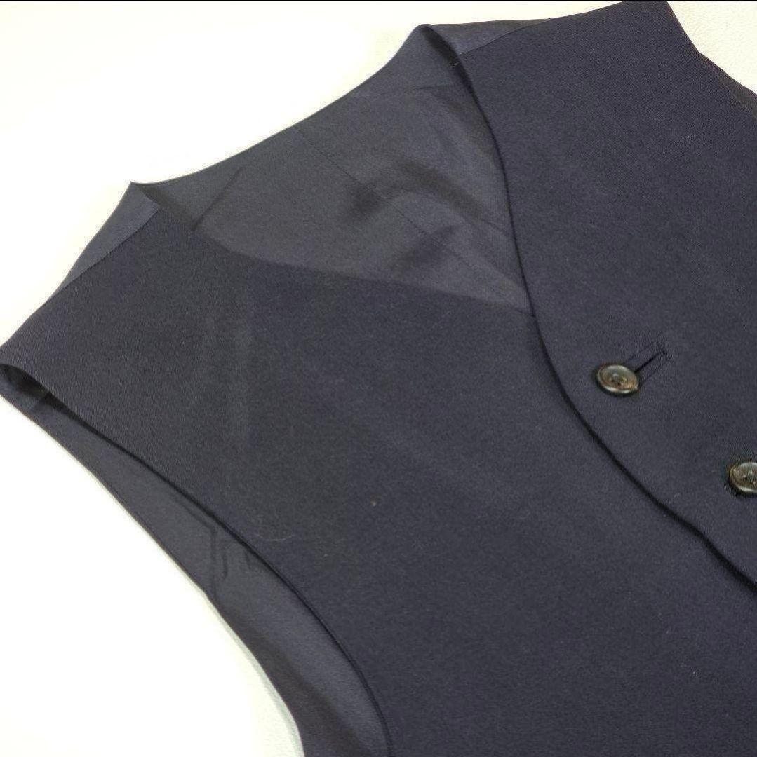 美品 ヨウジヤマモト ベスト ジレ 7つボタン M 黒 匿名配送