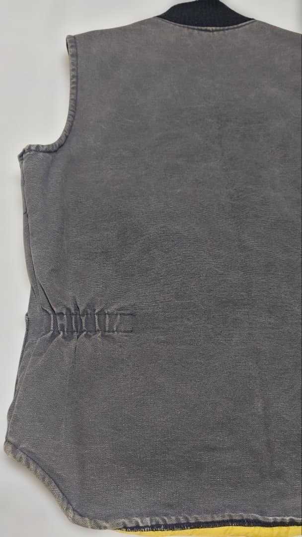 CAT(キャタピラー) ダック地 黒ワークベスト80s90sビンテージ