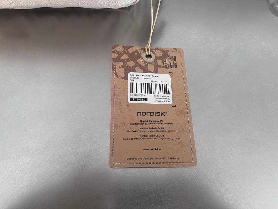 【希少コラボ】タグ付き　ヘリノックス×ノルディスク コラボチェア　完売品