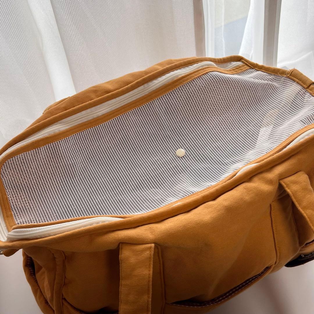 韓国ブランド　ba&ttang キャリーバッグ　クッション付き　小型犬 お出かけ