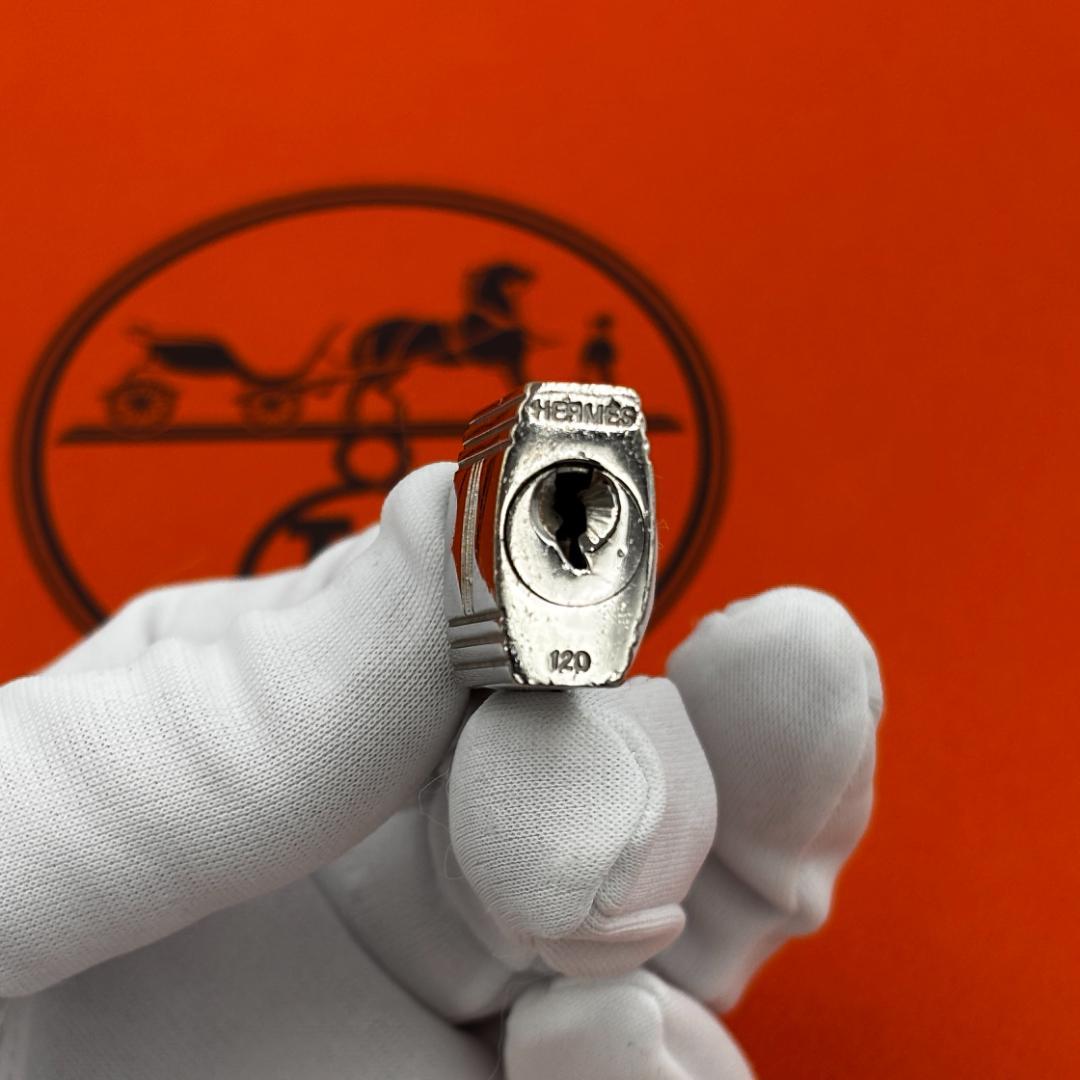 HERMÈS エルメス カデナ/南京錠 鍵セット No.120 シルバー