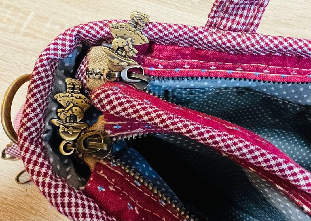 ★新作★スーちゃん＆ビリーくん＆いぬ＊2WAY（トート・ショルダー）レッド系