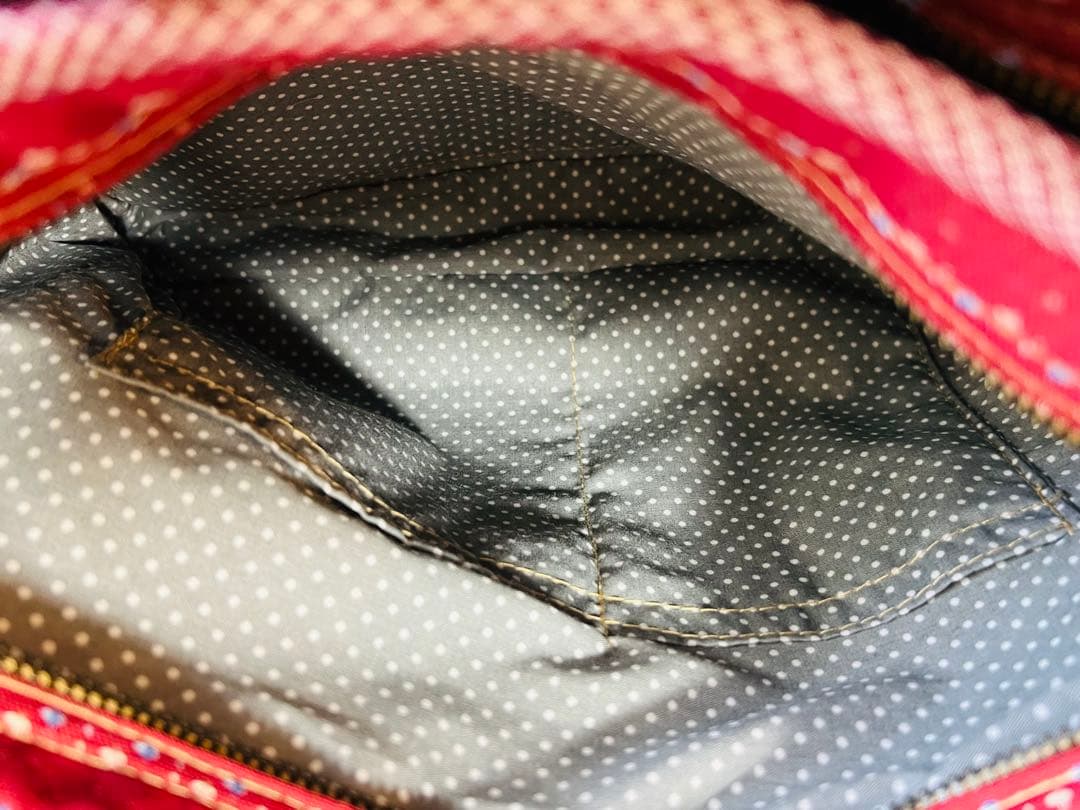 ★新作★スーちゃん＆ビリーくん＆いぬ＊2WAY（トート・ショルダー）レッド系