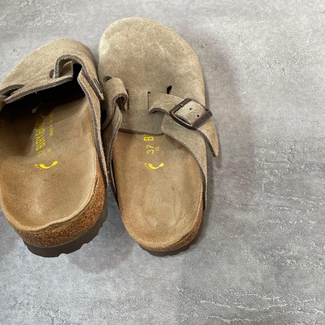 BIRKENSTOCK Boston BS サボサンダル 37 トープ