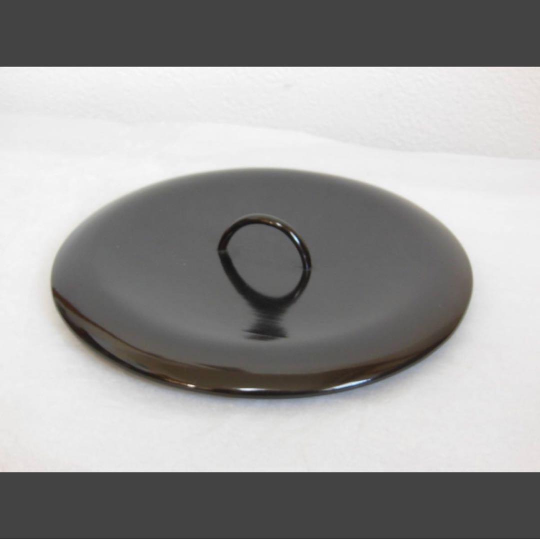 江期 朝鮮唐津水指 時代箱付 黑漆塗蓋　茶道具 茶席道具 茶室 水指　古唐津