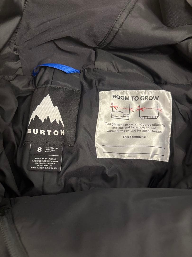 BURTON 子供用スノーボードウェア S GORETEX