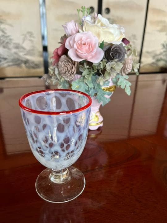 値下げ　氷コップ　大正ロマン　和ガラス