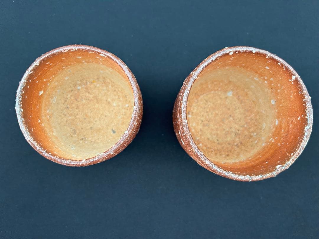 信楽焼　湯のみ　高橋楽斎　木箱付き