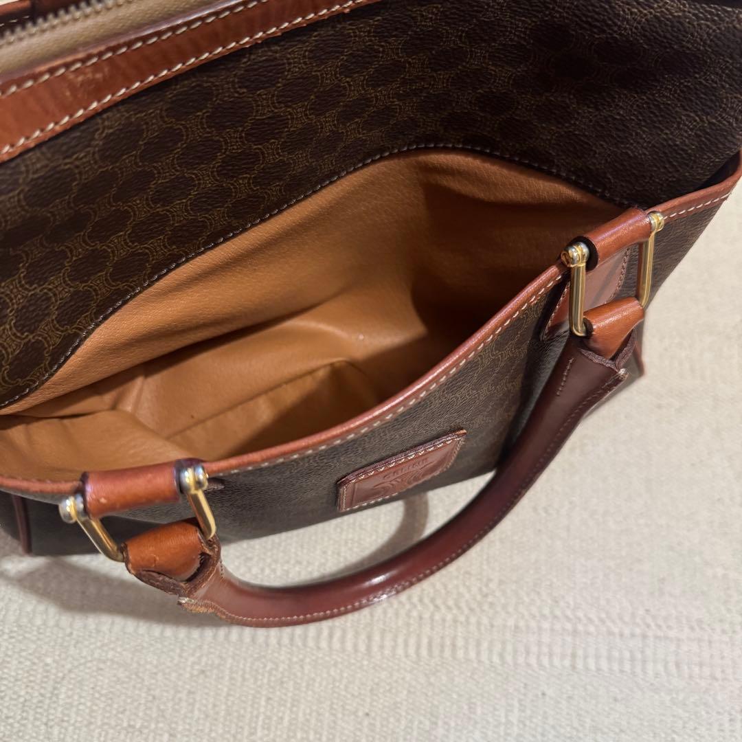 【VINTAGE CELINE/セリーヌ】マカダム　ボストンバッグ