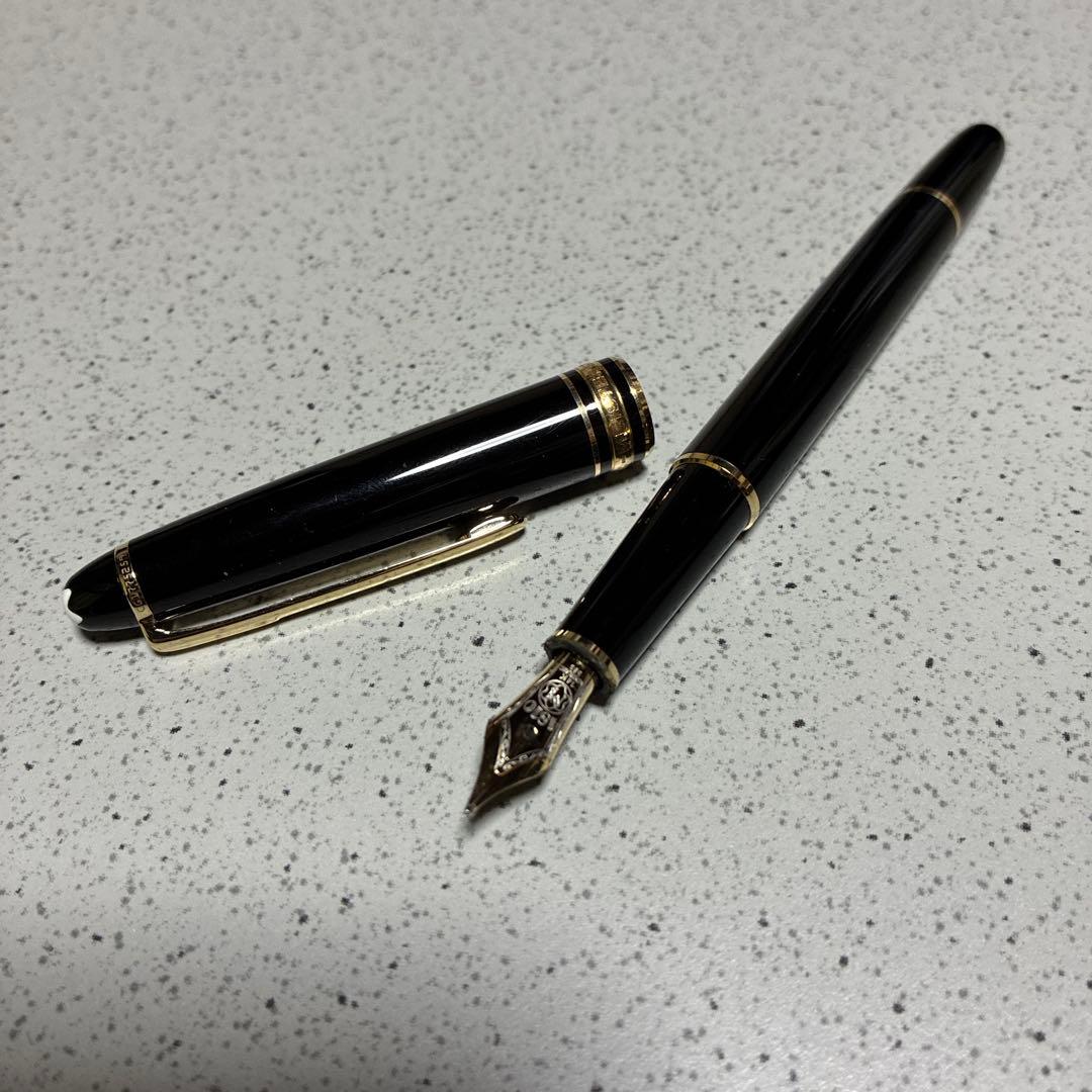 モンブラン万年筆　マイスターシュテュック144 黒　ペン先14k